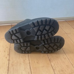 子供用長靴22センチ黒の画像