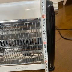 【スチーム機能付きで加湿もできます】EasyHome 電気ヒーター KS-8618 (BK)の画像