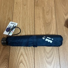 ５５cm 折りたたみ傘 ネイビー 新品未使用の画像