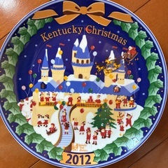 ケンタッキー　パーティーバーレル　クリスマス　絵皿の画像