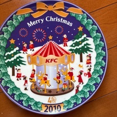 ケンタッキー　パーティーバーレル　クリスマス　絵皿の画像