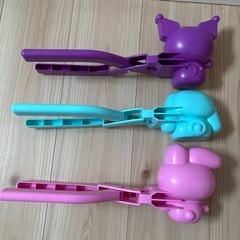 雪玉製造機 スノーボール 雪遊び サンリオ クロミ マイメロ シナモンの画像
