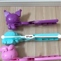 雪玉製造機 スノーボール 雪遊び サンリオ クロミ マイメロ シナモンの画像