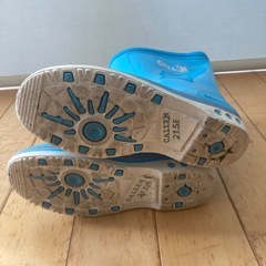 子供用長靴21.5センチ水色の画像