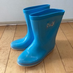 子供用長靴21.5センチ水色の画像