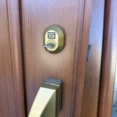 親子玄関ドアの画像