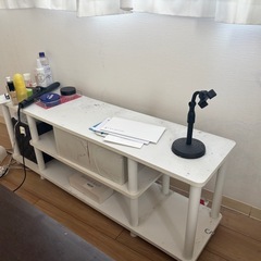 テレビ台　白色　ニトリ　2018年購入　1/10まで引き取り限定の画像
