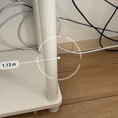 テレビ台　白色　ニトリ　2018年購入　1/10まで引き取り限定の画像