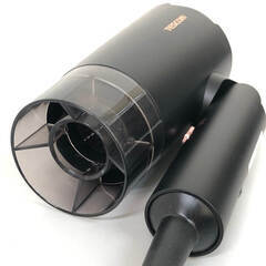 ss7821　テスコム ヘアドライヤー TD565A マットブラック TESCOM ヘアードライヤー 黒 1200W マイナスイオン 海外利用OK コンパクト ヘアケア ドライヤー 中古の画像