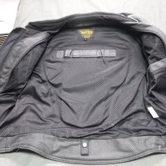 ベイツ製ライダーズジャケット（Lサイズ）です。半袖の画像