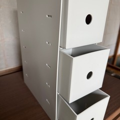 ニトリ　3段小物ケースの画像