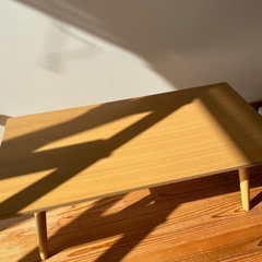 ニトリ　折りたたみテーブルの画像