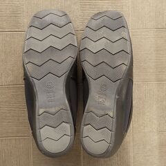 ・2足組・「やさしい靴」Pansy 22.5cm 3E ブラック（used品）の画像