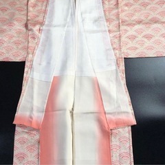 着物 小紋 青海波　丸洗い＆シミ抜き済みの画像