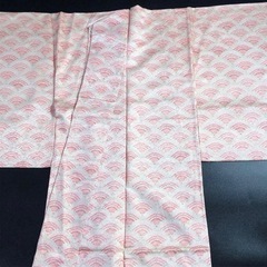 着物 小紋 青海波　丸洗い＆シミ抜き済みの画像