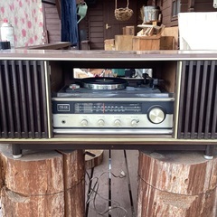 ナショナル　SF-3550 真空管ラジオレコードプレーヤー　動作品　動画有りの画像