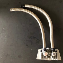 モンキーオイルクーラー取り出し口バンジョーメッシュホース付き
の画像