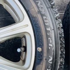 スタッドレスタイヤ　 155/65R14の画像
