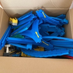 プラレール、線路、電車いろいろ。の画像