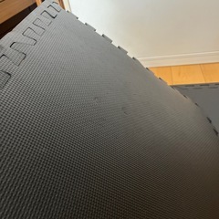 ジム・筋トレ用 防音ジョイントマット 6枚セット 厚手 黒の画像