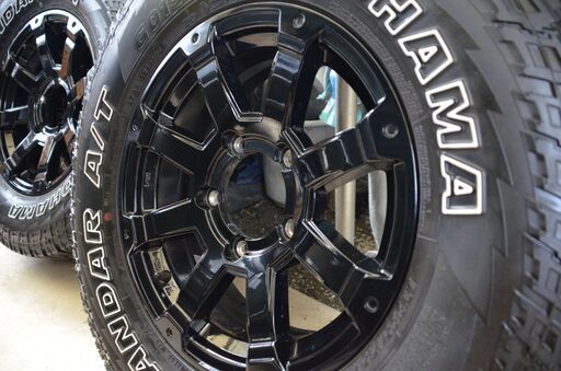 引取限定　バリ溝　ジムニー JB64 JB23　 225/75R16 タイヤホイール4本
