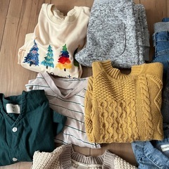 男女混　90〜120までの子ども冬服の画像