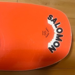 キッズサロモンスノーボード　バイン付の画像