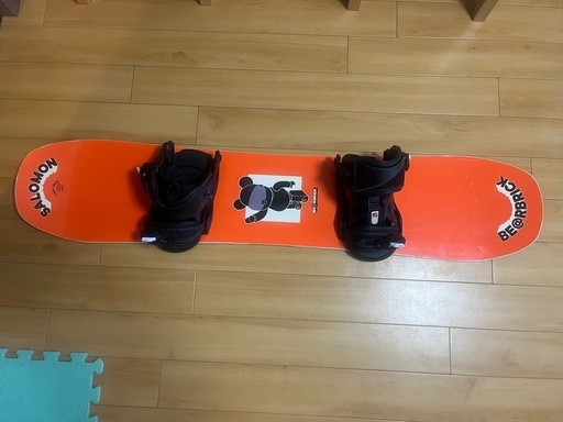 キッズサロモンスノーボード　バイン付