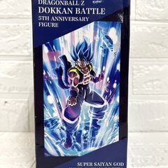 未開封 バンプレスト ドラゴンボールZ 5周年記念フィギュア ドッカンバトル 超サイヤ人ゴッド超サイヤ人ゴジータ フィギュア☆札幌市 白石店 の画像