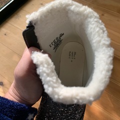【美品】GAP KIDS キラキラ ラメブーツ サイズ4（23.0）の画像