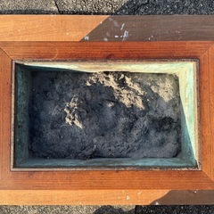 長方形の火鉢の画像