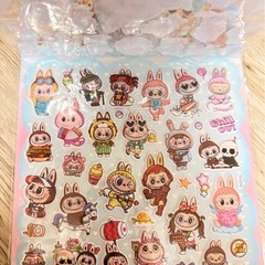 シール サンリオ おしり🍑 オーロラシール ラブブ クロミ しんちゃんの画像