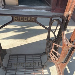昭和レトロ/RICCAR /足踏み式ミシン台/リメイクの画像