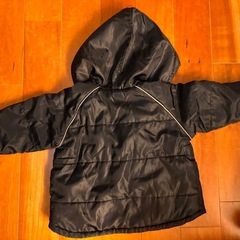 ELFIN DOLL BABY BASIC フード付きアウター 黒の画像