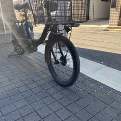 YAMAHA PAS babby 電動アシスト自転車 ブラックの画像