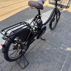 YAMAHA PAS babby 電動アシスト自転車 ブラックの画像