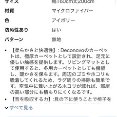 ラグ　アイボリーの画像