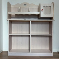 子ども学習机の本棚　収納棚