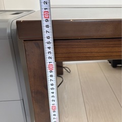 ローテーブル　こたつ布団付きの画像