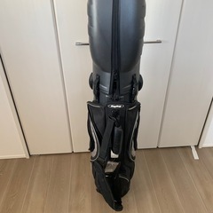 ｛使用済）ゴルフバックケース　トラベル用　キャスター・ホイール付き　飛行機移動可の画像