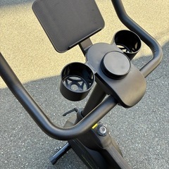 エアロバイク Hanasunou フィットネスバイク ブラック 黒 ダイエット トレーニングの画像