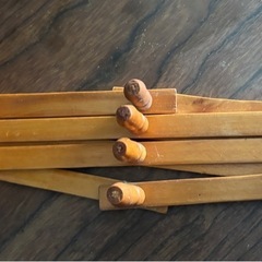 木製格子状伸縮プランター・帽子・衣類掛けの画像