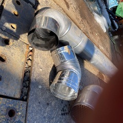 煙突3本、ステンレス製1部鉄製の画像