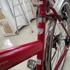 ★リユースのサカイ日立店★HJ8824 asahi 自転車 27インチ レッド クリーニング済み の画像