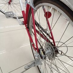 ★リユースのサカイ日立店★HJ8824 asahi 自転車 27インチ レッド クリーニング済み の画像