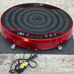 アルインコ ブルブルマシン エクササイズ ダイエット 体幹筋トレ 赤 FAV-4117の画像