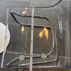 【韓国風】IKEAクリアチェア/オシャレ美品の画像