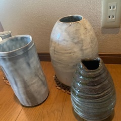 29日まで　和風花瓶　4点セット　の画像