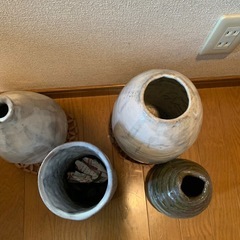 29日まで　和風花瓶　4点セット　の画像