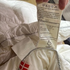 羽毛布団　ダブルの画像